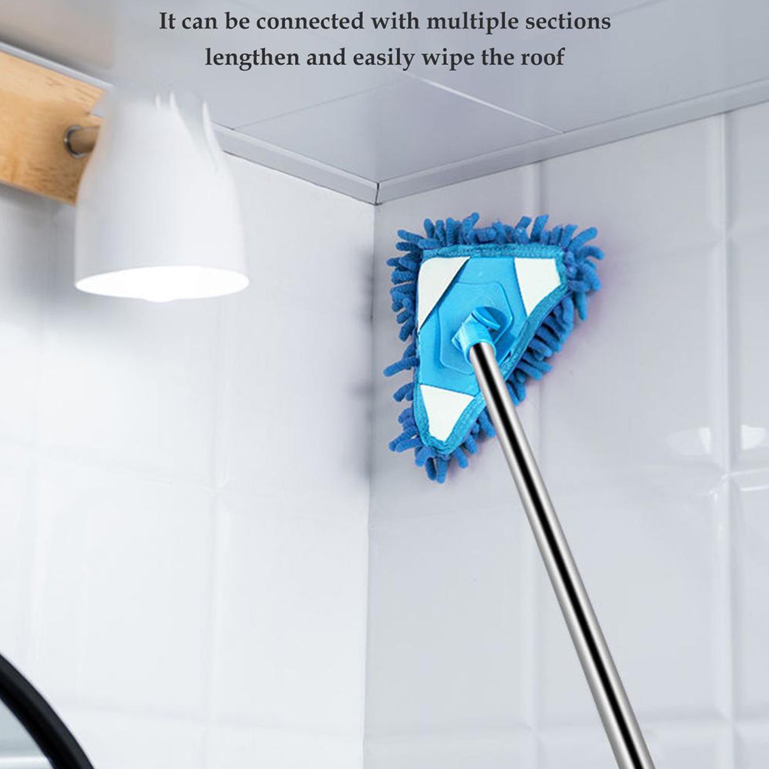 6001 Stainless Steel Road Adjustable Triangle Mop Used for Cleaning Dusty and Wet Floor Surfaces and Tiles. 6001 Stainless Steel Road Adjustable Triangle Mop Used for Cleaning Dusty and Wet Floor Surfaces and Tiles.